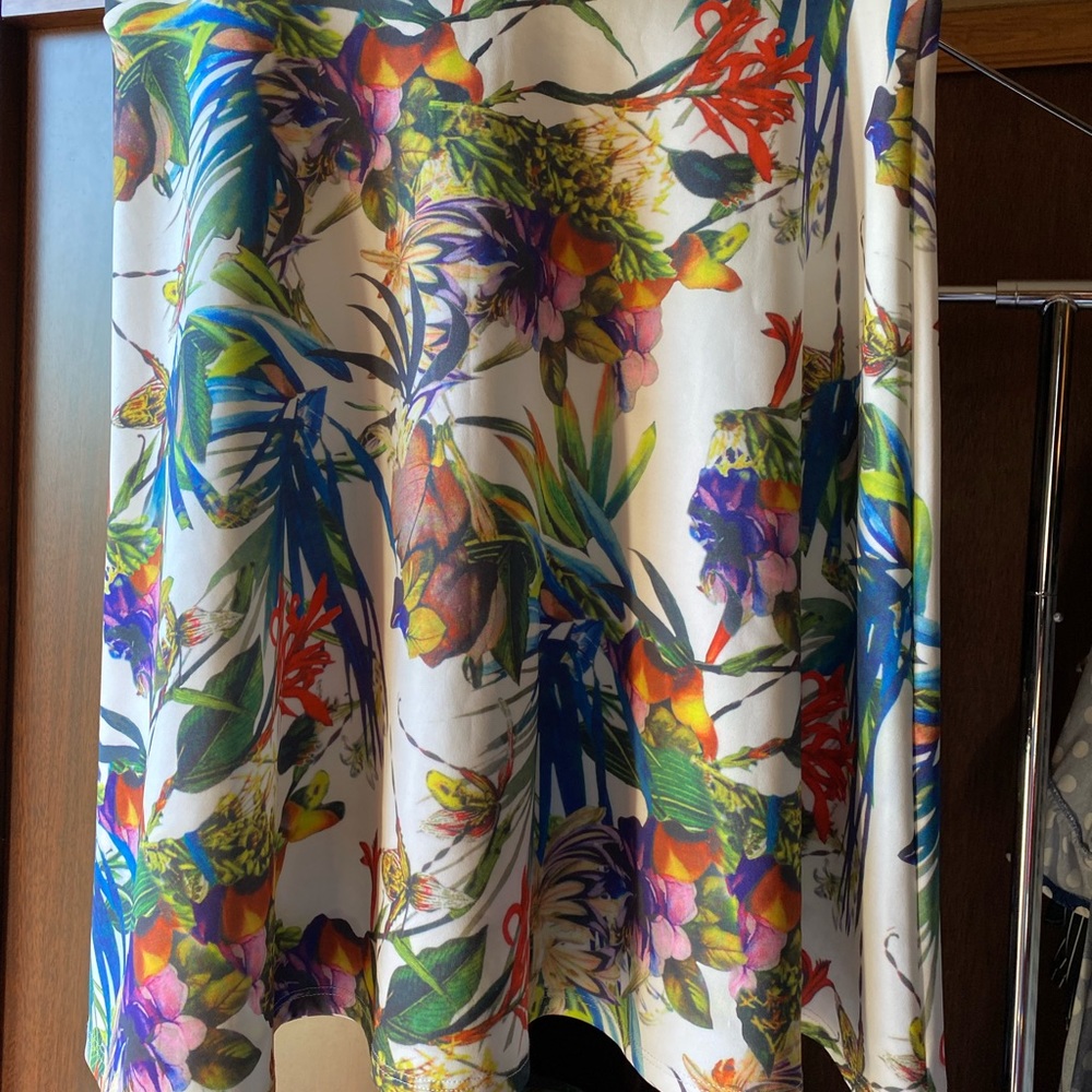 Forever 21 Floral Color Skirt - size 1x